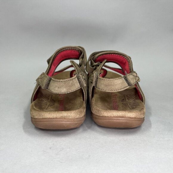 Merrell Women's Size 8 Brown & Pink Kangaroo Sport Hiking Sandals - Picture 5 of 8